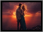 Zachód Słońca, Mężczyzna, Kobieta